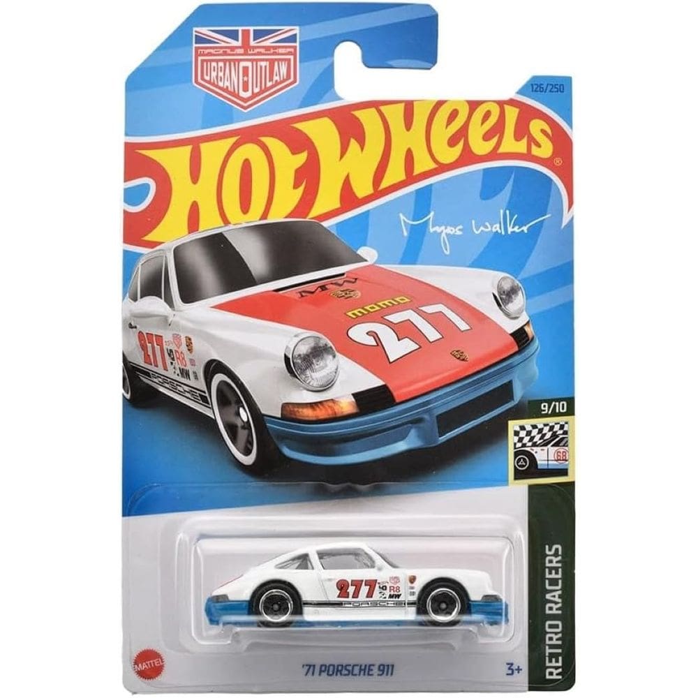 Carro de brinquedo Hot Wheels `71 Porsche 911 2023 Retro Racers 1:64