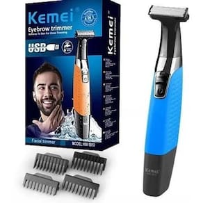 Barbeador Aparador De Pelo Prova D`Água Kemei Km-1910