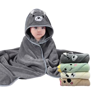 Toalhas de bebê com capuz TMIELYBS Premium Soft Bath Toalhas de banho, pacote com 4