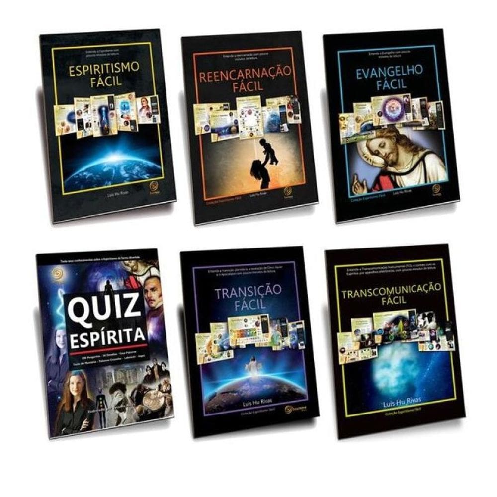 Kit Espiritismo Sem Mistérios - 6 Livros