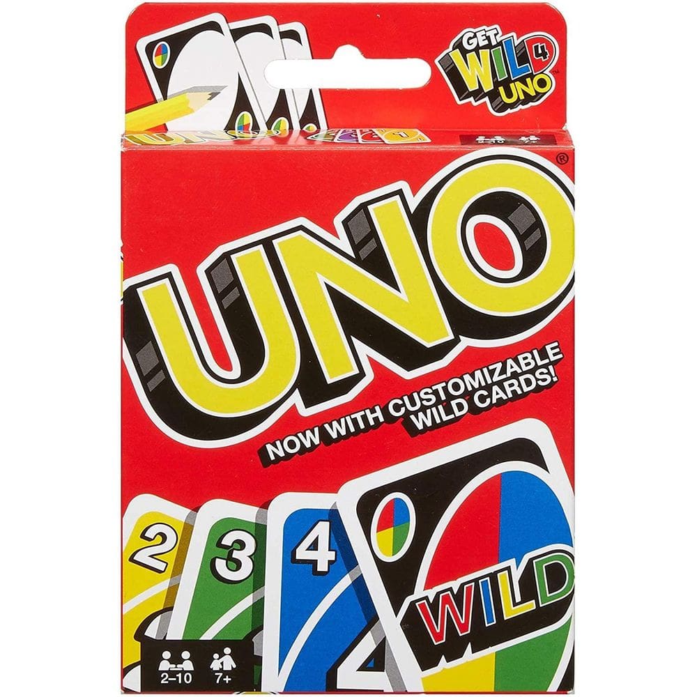Jogo de cartas Mattel Games UNO Classic com 108 cartas e regras