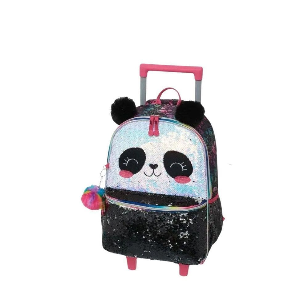 Mochila De Rodinha E Alca Pack Me Panda