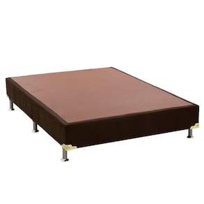 Cama Box Base Casal Universal Suede Brown (138x188x30) - Ortobom