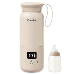 Aquecedor de mamadeiras portátil Veroline 300ml para viagens de bebês