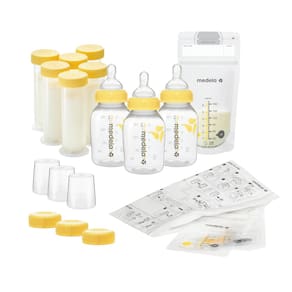 Conjunto de armazenamento de leite materno Medela Store and Feed sem BPA