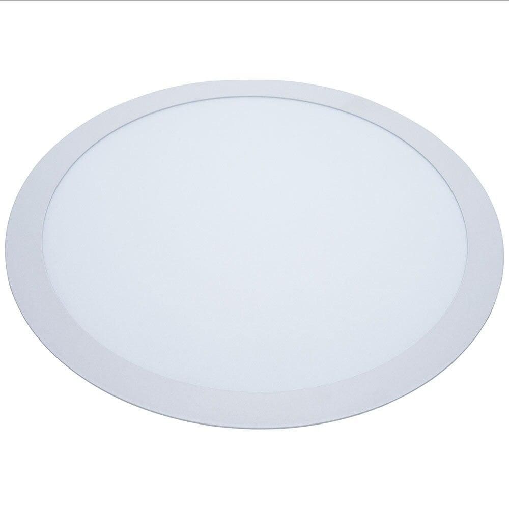 Painel Plafon Led de Embutir Modaza Redondo 24W, Luz Branca 4000K