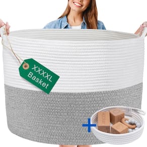 Basket Huddle Supply Co XXXXL lavável 60x43cm para cobertores