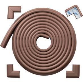 Protetor de canto Roving Cove Baby Proofing Coffee Brown