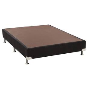 Cama Box Base Casal Universal Suede Black (138x188x30) - Ortobom