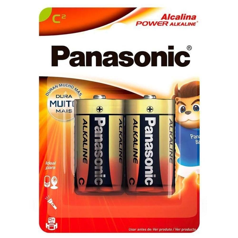 2 Pilhas Alcalinas C Panasonic [f108]
