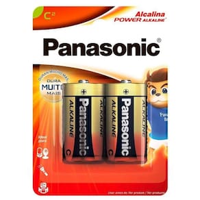 2 Pilhas Alcalinas C Panasonic [f108]