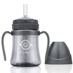 Copo com canudinho GROSMIMI Magic Spill Proof com palha PPSU 180mL
