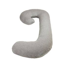 Almofada de corpo total Leachco Snoogle Chic Jersey cinza mesclado