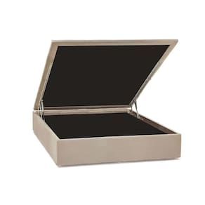 Cama Box Baú Universal Casal Suede Clean (138x188x35) - Ortobom