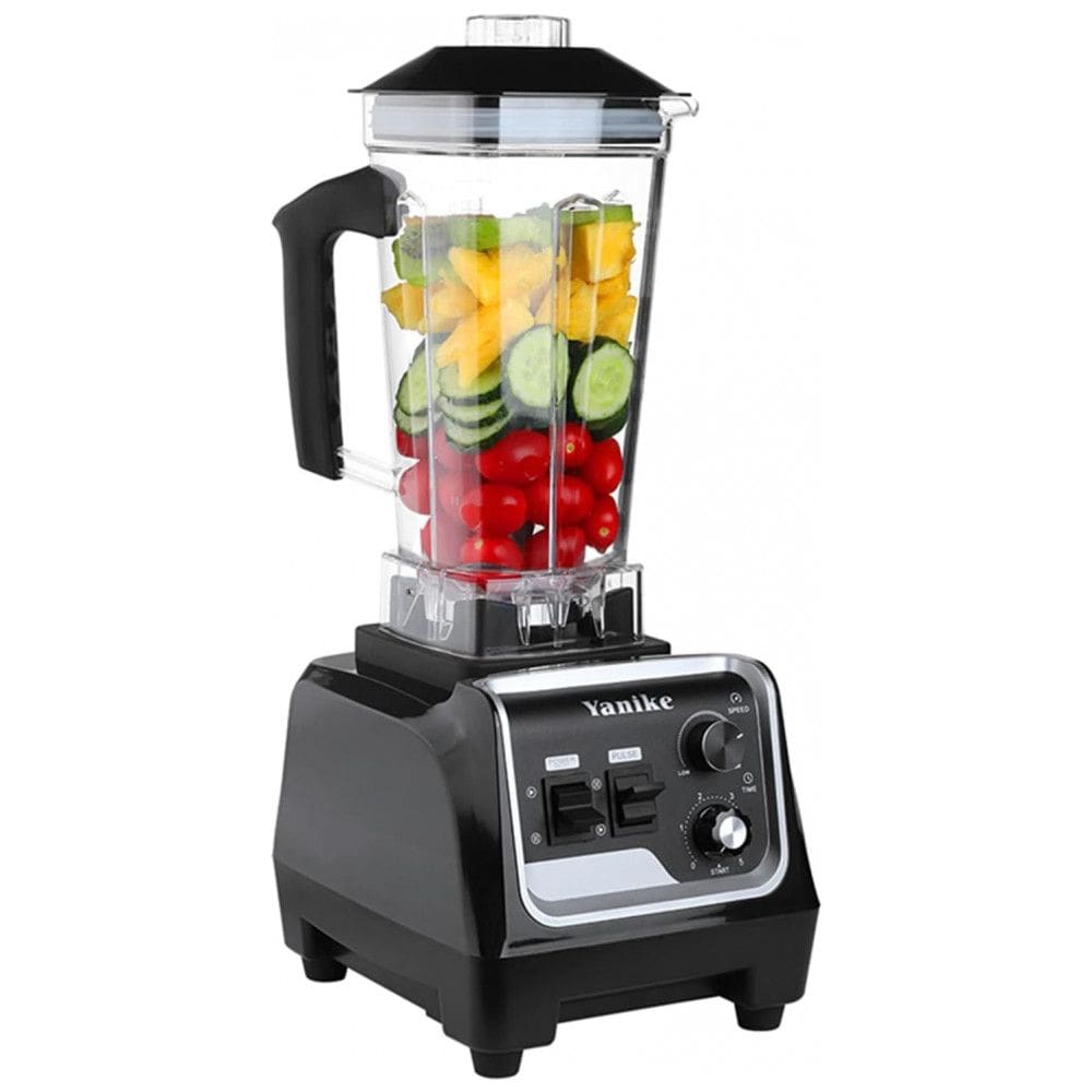 Liquidificador de Bancada 2L de Capacidade com Alta Velocidade Variável, 2200W, 110v, YANIKE, Prateado
