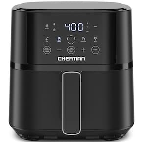 Fritadeira Elétrica Air Fryer 3,7L com 4 Predefinições, 110V 1500W, Chefman, Preta