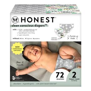 Fraldas The Honest Company Clean Conscious Club, tamanho 2