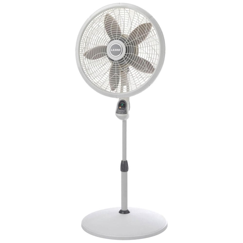 Ventilador Pedestal com Controle Remoto e 3 Velocidades, 110V 18W, Lasko, Branco
