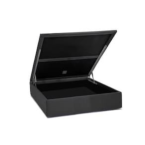 Cama Box Baú Universal Casal Suede Gray (138x188x35) - Ortobom