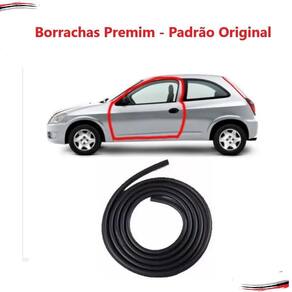 Borracha Porta Aba Larga Corsa Celta Prisma Todos Premium 4m [f103]