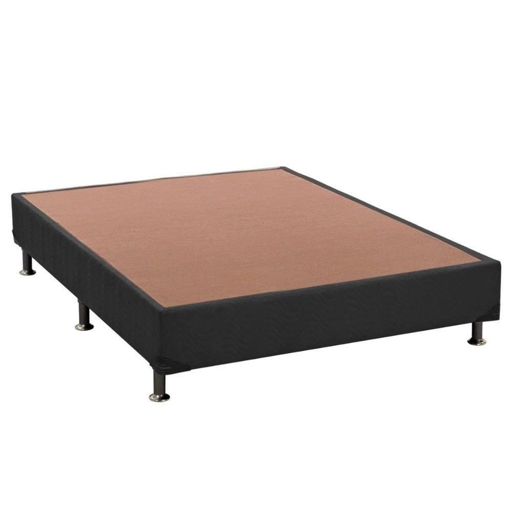 Cama Box Base Casal Universal Suede Gray (138x188x20) - Ortobom