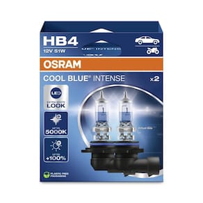 Par Lâmpada Osram Cool Blue Intense Hb4 5000k 51w 12v