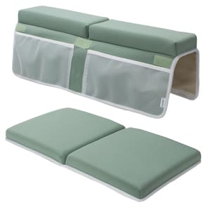 Conjunto de joelheiras e almofadas de cotovelo para banho para bebês Toodly Green