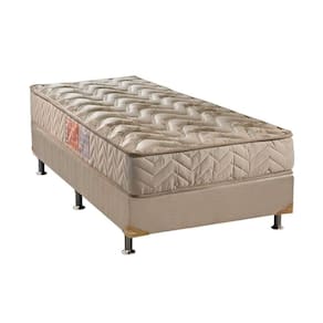 Cama Box Solteiro: Colchão Espuma Paropas D33 Pasquale + Base Crc Suede Clean(88X188)