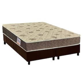 Cama Box King: Colchão Anatômico Orthoflex D33/Ep Matera + Base Crc Suede Brown(193X203)