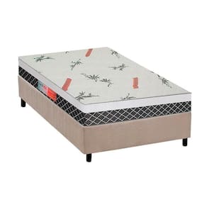 Cama Box Solteiro: Colchão Ortopédico Plumatex D28/Ep Anatômico Ultra Firme+Base Clean(88X188)