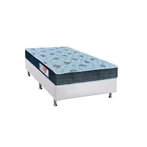 Cama Box Solteiro: Colchão Espuma D45 Orthoflex Comfortpedic Line + Base Crc Courano White(88X188)