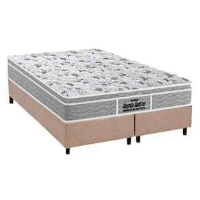 Cama Box Queen: Colchão Espuma Probel D45/Ep Guarda Costas Próextreme Plus + Base Clean(158X198)