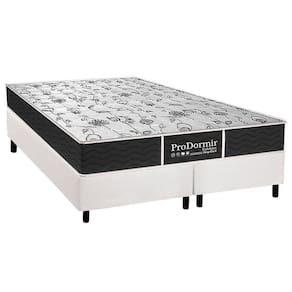 Cama Box King: Colchão Molas Probel Prolastic Sleep + Base Crc Courano White(193X203)