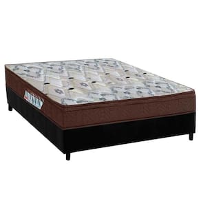 Cama Box Viúva: Colchão Espuma D45 Ortobom /Ep Fort Tech Iso 150 Mega Firme + Base Black(128X188)