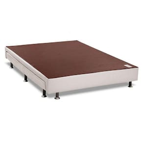 Cama Box Base C/auxiliar Casal Revolution Courano White (138x188) - Ortobom