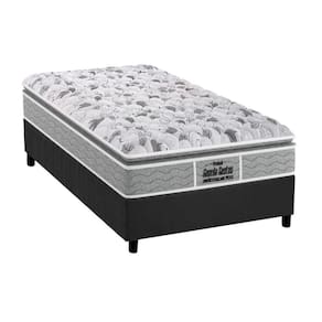 Cama Box Solteiro: Colchão Espuma Probel D45/Ep Anatômico Próextreme Plus + Base Gray(88X188)