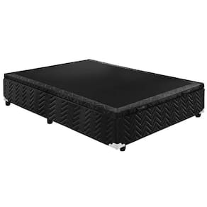 Cama Box Baú Casal Universal Tecido Black (138x188x36) - Paropas