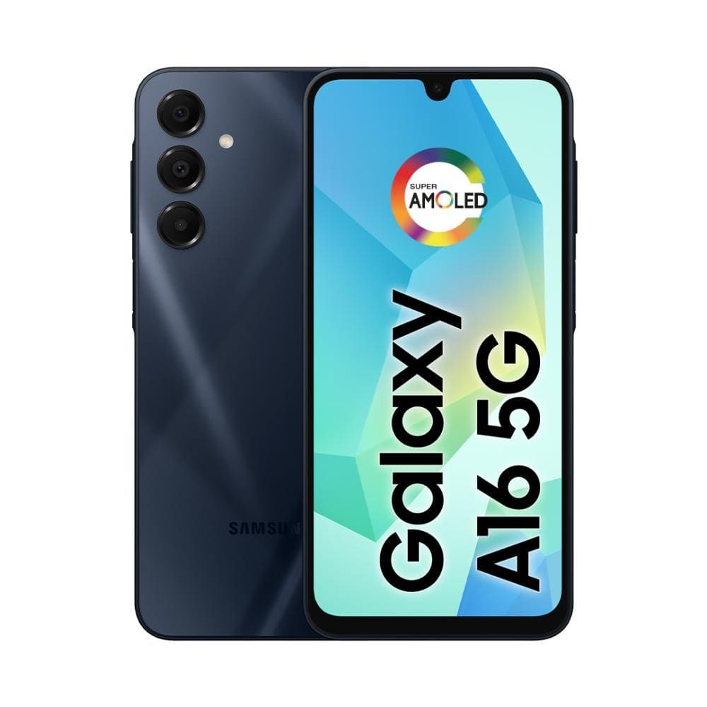 Smartphone Samsung Galaxy A16 5G 128GB 4GB RAM Câmera Traseira Tripla 50MP + 5MP + 2MP Selfie 13MP Tela 6.7" Azul Escuro
