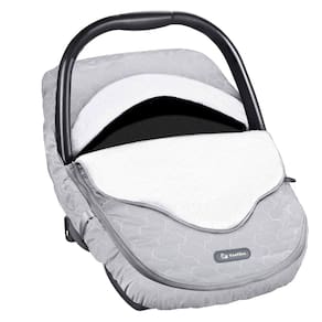 Capa de assento de carro para bebês Yoofoss Winter Carseat Canopies Grey