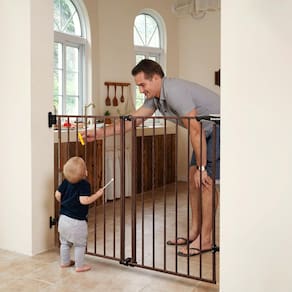 Portão de segurança BABELIO 34 Extra Tall 26-43cm para bebês e animais de estimação