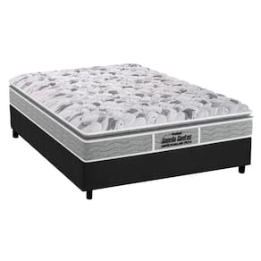Cama Box Casal: Colchão Espuma Probel D45/Ep Guarda Costas Próextreme Plus + Base Gray(138X188)