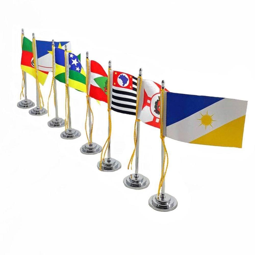 Mini Bandeira Mesa Paraíba Mastro 15 Cm