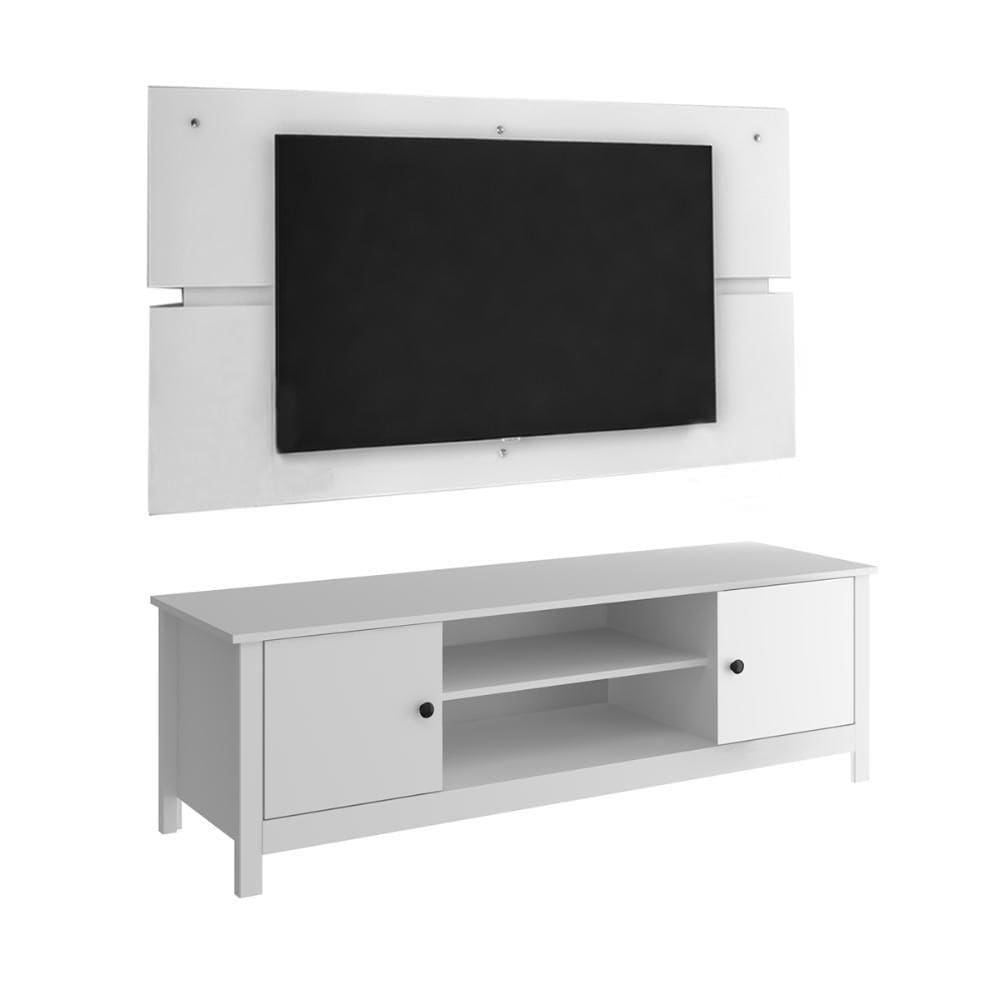 Rack Painel Ditália P/ Tv Até 60 R-902 R-606 Branco