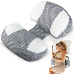 Almofada de gravidez Serene Haven em forma de W para mulheres grandes