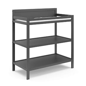 Trocador Storkcraft Alpine Grey com almofada resistente à água