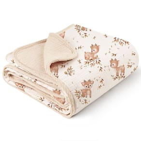 Cobertor de musselina para bebês Konssy 100% algodão 100x90cm para menina e menino
