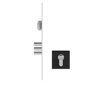 Fechadura Rolete Magnético 3 Pinos - Multponto Euro 100mm Pado Preto