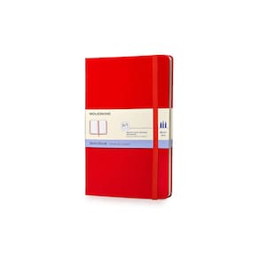 Caderno de esboços Moleskine Art, capa dura, grande, vermelho escarlate, 104p