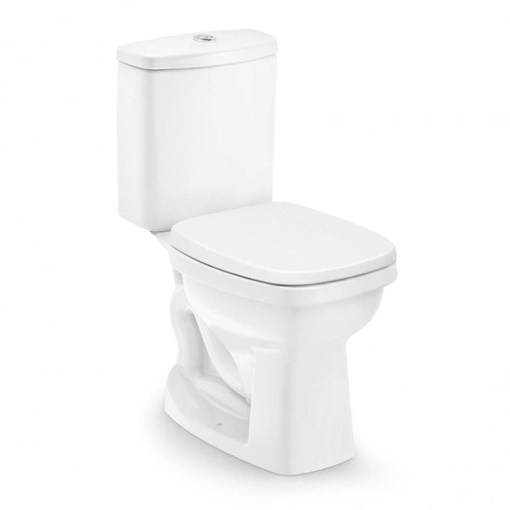 Kit Vaso Sanitário Incepa com Caixa Acoplada e Acessórios Art Branco