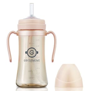 Copo com canudinho GROSMIMI Spill Proof Magic com canudo PPSU de 300 ml